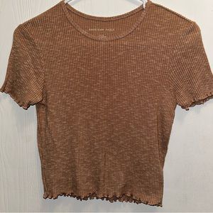 American Eagle Ribbed Tee